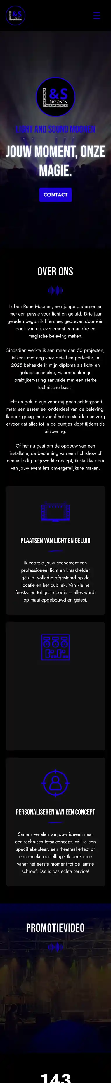 Captura de pantalla de Light And Sound Moonen en un smartphone