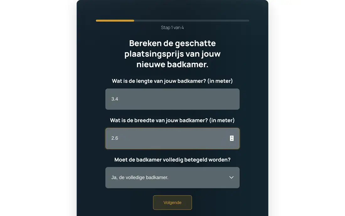 Calculateur de salle de bains Rennic
